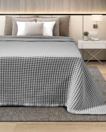 ΚΟΥΒΕΡΤΑ ΠΙΚΕ KING SIZE ADAM HOME 240x260 GREY