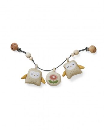 Γιρλάντα καροτσιού LIV OWL από 100% οργανικό βαμβάκι