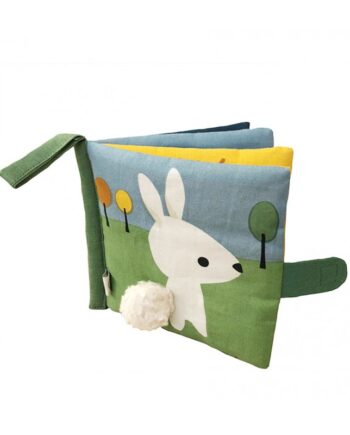 Βιβλίο RABBIT'S DAY από 100% οργανικό βαμβάκι