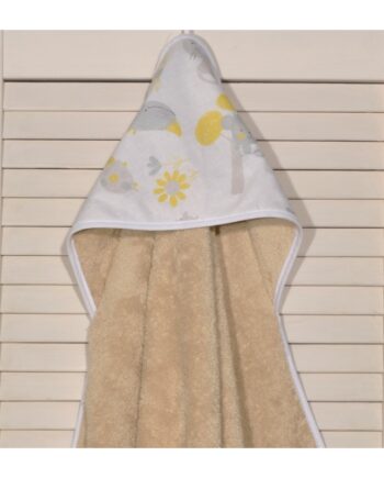 Oliver Baby μπουρνούζι μπεζ Σχέδιο 203 75χ75 100% βαμβάκι 450grs/sqm Oliver Baby