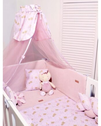 ΠΑΠΛΩΜΑ & ΠΑΠΛ/ΚΗ ΣΧ 412 Ροζ Κοτλέ Βελουτέ Oliver Baby