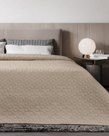 ΚΟΥΒΕΡΛΙ MICROFIBER PRE-WASHED ΥΠΕΡΔΙΠΛΟ 220X240 ADAM HOME VIVA BEIGE