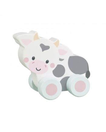 Αγελαδίτσα push & pull Orange Tree Toys