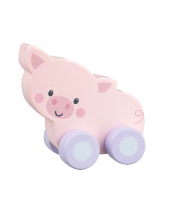 Γουρουνάκι push & pull Orange Tree Toys