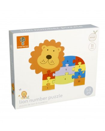 Παζλ νούμερων Λιοντάρι Orange Tree Toys