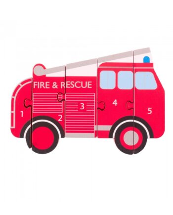 Παζλ αριθμών πυροσβεστική Orange Tree Toys