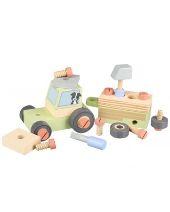 Τρακτέρ με εργαλεία Orange Tree Toys