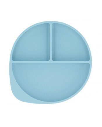 Πιάτο σιλικόνης με βεντούζα Γαλάζιο της Tutete