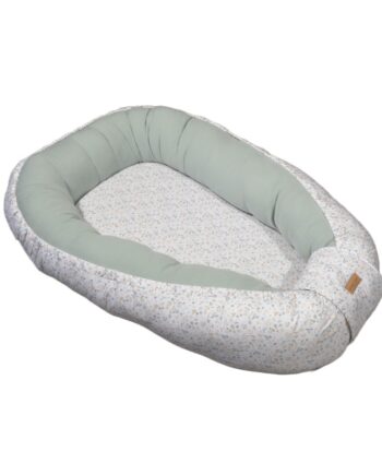 Oliver Baby Des.403 Φωλιά Διπλής όψης-Πλεκτό Ζέρσεϋ Μέντα 100% Βαμβάκι- 75x110 ανοικτή διάσταση