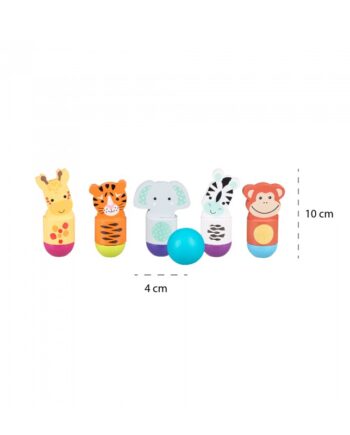 Μπόουλινγκ Jungle Animals Orange Tree Toys