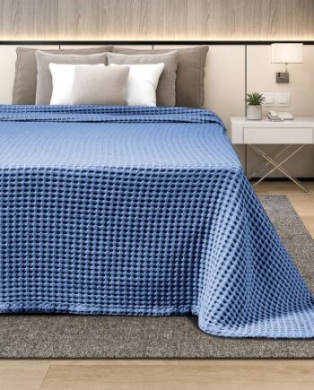 ΚΟΥΒΕΡΤΑ ΠΙΚΕ ΜΟΝΗ 170Χ240 ADAM HOME BLUE