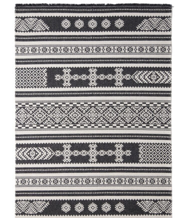 Χαλί Casa Cotton BLACK 22095 Royal Carpet - 157 x 230 cm